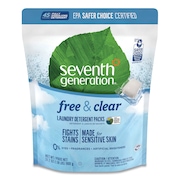 Seventh Generation Natural Laundry Detergent Packs, Powder, Unscented, PK45 22977